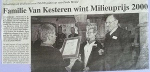 2000 - Milieuprijs