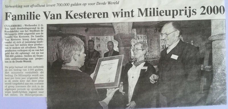 2000 - Milieuprijs