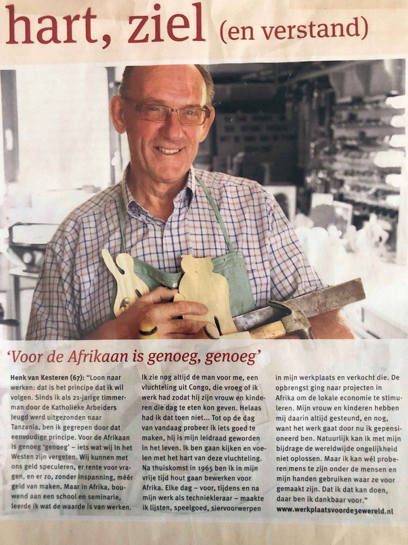 Hart ziel en verstand Afrika