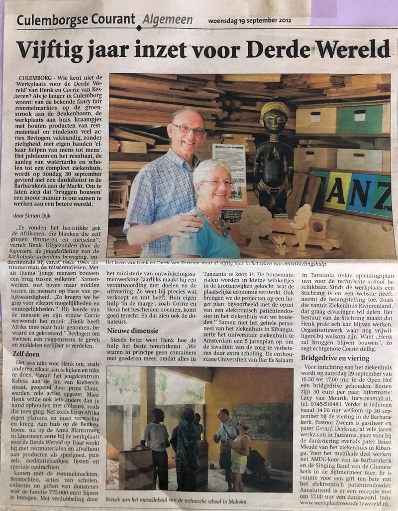 50 jaar inzet voor Afrika 2012