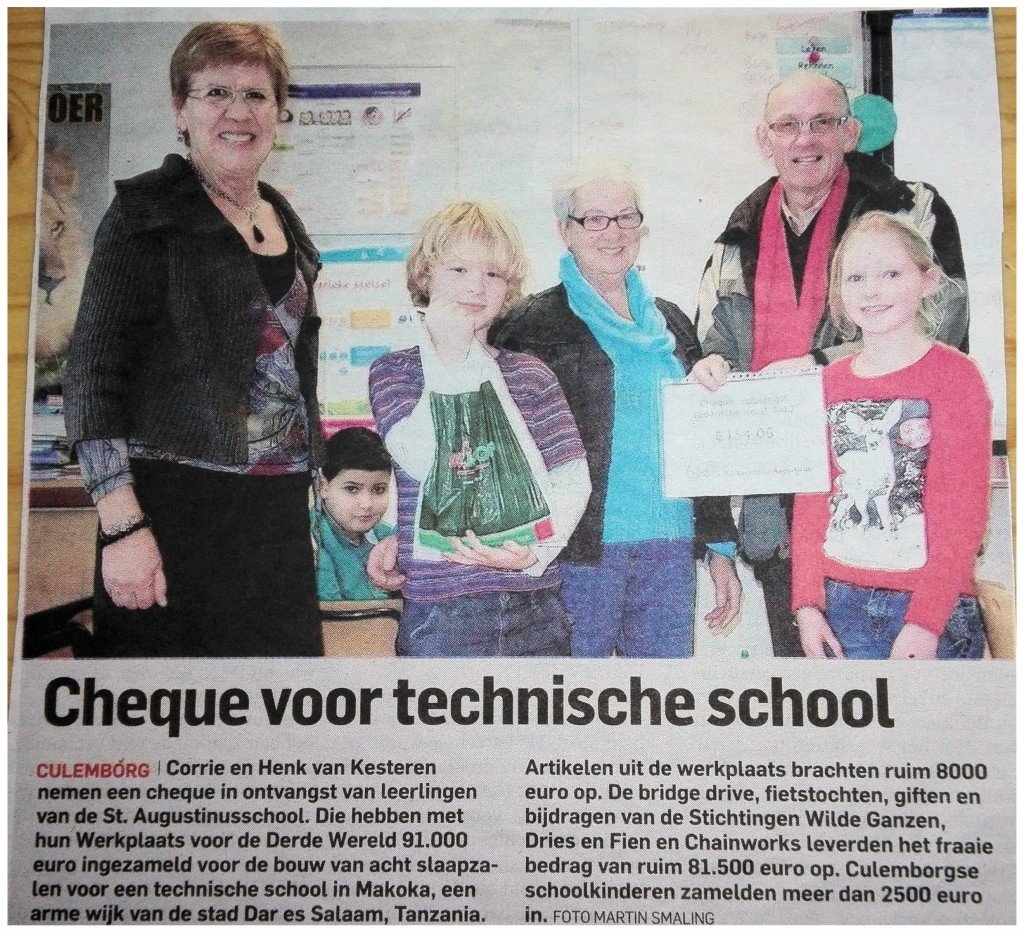 Cheque-van-scholieren 16-01-2014