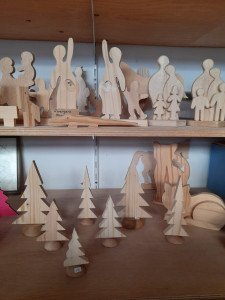Kerstspulletjes in de werkplaats