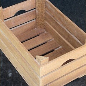 mini veilingkistje hardhout
