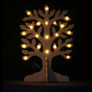 kerstboom met verlichting