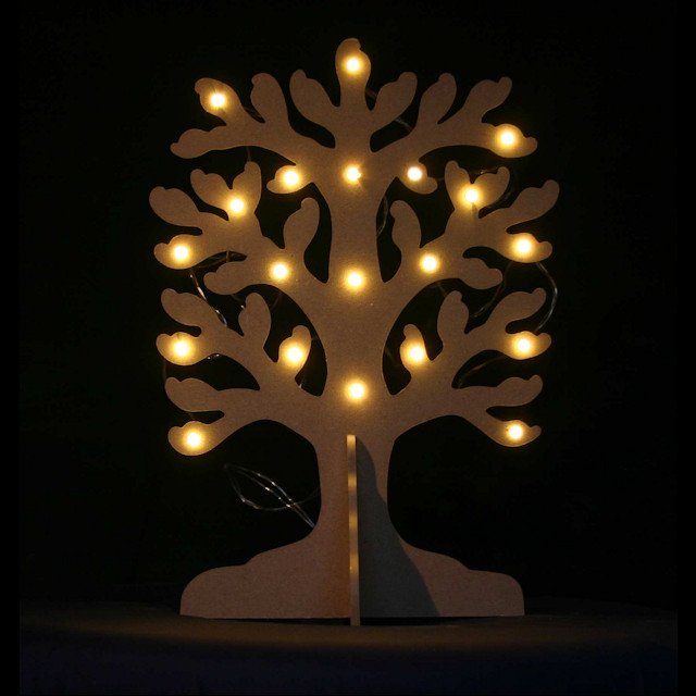 kerstboom met verlichting