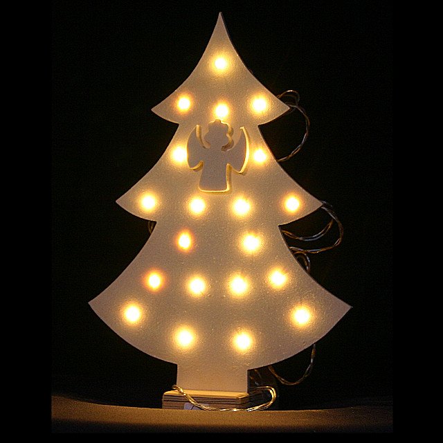 Kerstboom met engel