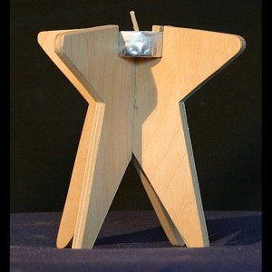 Waxinelichthouder ster